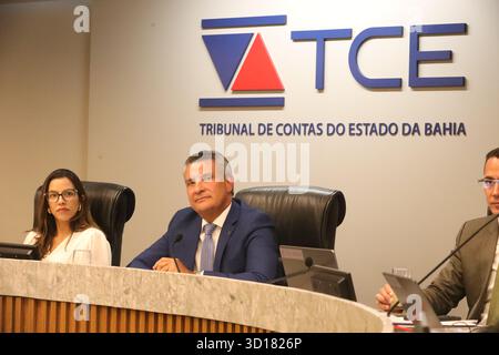 salvador, bahia, brasile - 11 febbraio 2025: Marcos Presidio, presidente della Corte dei conti dello Stato di Bahia. Foto Stock