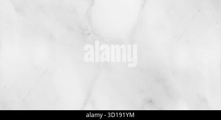 Marmo grigio chiaro dalla consistenza liscia con morbido argento bianco. Pattern fluido e organico caratterizzato onde spazzare e depositi minerali naturali Foto Stock