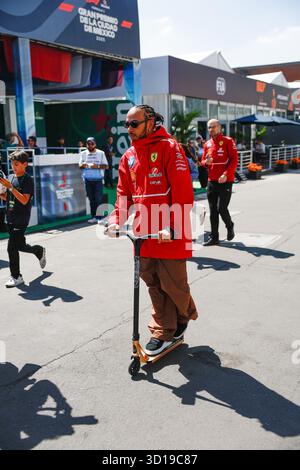 Città del Messico, Messico. 23 ottobre 2025. #44 Lewis Hamilton (GBR, Scuderia Ferrari HP), Gran Premio di F1 del Messico all'autodromo Hermanos Rodriguez il 23 ottobre 2025 a città del Messico, Messico. (Foto di HOCH ZWEI) credito: dpa/Alamy Live News Foto Stock