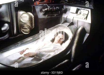 ALIEN 1979 20th Century-Fox film con Sigourney Weaver Foto Stock