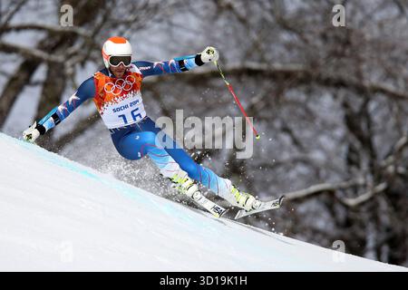 Bode Miller USA Slalom gigante uomini Riesenslaom MŠnner Giochi olimpici invernali 2014 sochi olympische Spiele inverno a Sochi sotchi 2014 © diebilderwelt / Alamy Stock Foto Stock