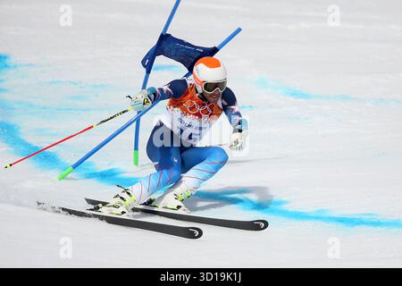 Bode Miller USA Slalom gigante uomini Riesenslaom MŠnner Giochi olimpici invernali 2014 sochi olympische Spiele inverno a Sochi sotchi 2014 © diebilderwelt / Alamy Stock Foto Stock