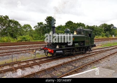 Treno a vapore GWR Foto Stock