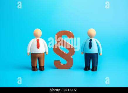 Norme in materia di interazione e comunicazione tra colleghi nella legislazione. Etica e cultura aziendale. Diritti dei lavoratori. Conformità agli standard sul luogo di lavoro. FC t Foto Stock