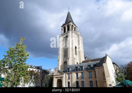 CHIESA DI SAINT GERMAIN DES PRES PARIGI Foto Stock