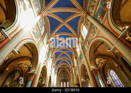 CHIESA DI SAINT GERMAIN DES PRES PARIGI Foto Stock