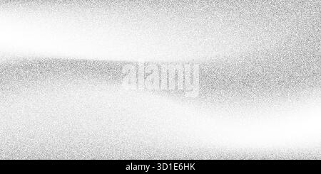 Sfondo sgranato e astratto con rumore, punti e texture sfumate. Gli effetti spray, polvere e mezzitoni aggiungono profondità Illustrazione Vettoriale