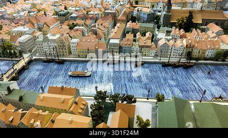 KALININGRAD, RUSSIA modello storico della città di Kaliningrad Foto Stock