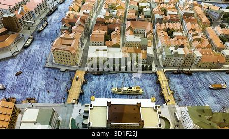 KALININGRAD, RUSSIA modello storico della città di Kaliningrad Foto Stock