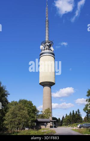 Torre delle telecomunicazioni a Oslo Foto Stock