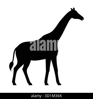 Sagoma di giraffa Illustrazione Vettoriale
