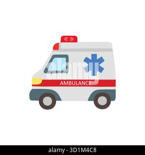 Illustrazione vettoriale dell'ambulanza Illustrazione Vettoriale