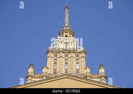 Accademia lettone delle scienze LZA, Akademijas laukums, Latgales, riga, Lettonia Foto Stock