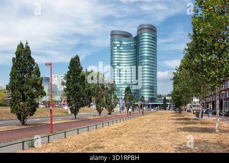 Moderno edificio di grande olandese società finanziarie Foto Stock
