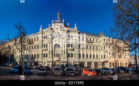 Edificio storico nel centro storico di Odessa, Ucraina Foto Stock