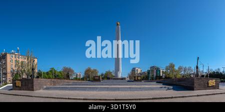 Wings of Victory Monument nel distretto di Arcadia a Odessa, Ucraina Foto Stock