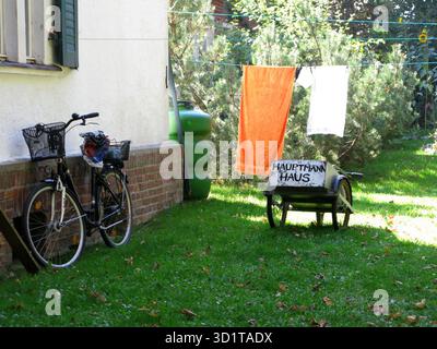 DATA RECORD NON DICHIARATA Hiddensee, Hauptmann-Haus, settembre 2009 *** Hiddensee, Hauptmann House, settembre 2009 Foto Stock