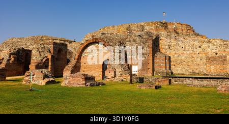 Rovine dell'antico complesso romano Felix Romuliana a Gamzigrad, Serbia Foto Stock