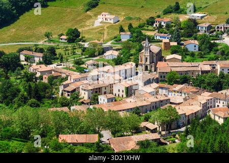 Puivert, nel dipartimento dell'Aude, Languedoc-Roussillon, Pyrénées-Orientales, Francia, Europa Foto Stock