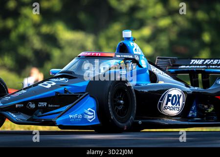 NTT INDYCAR SERIE 2025: Honda Indy 200 Marcus Ericsson Foto Stock
