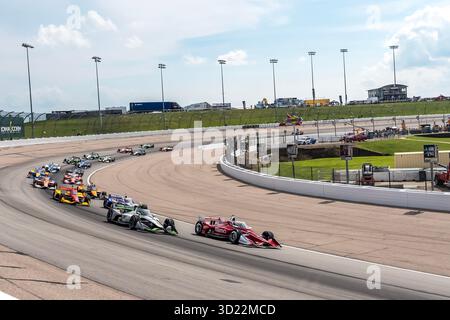 NTT INDYCAR SERIE 2025: SYNK 275 ALIMENTATO DA SUKUP JOSEF NEWGARDEN Foto Stock