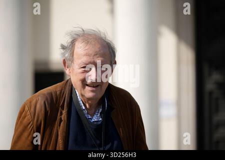 Co-fondatore ed editore del giornale record Gazeta Wyborcza, Adam Michnik è stato visto a Varsavia, in Polonia, il 23 marzo 2025. Foto Stock