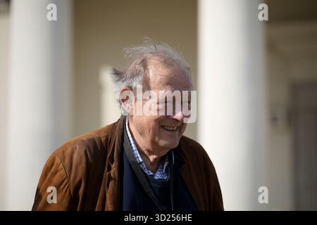 Co-fondatore ed editore del giornale record Gazeta Wyborcza, Adam Michnik è stato visto a Varsavia, in Polonia, il 23 marzo 2025. Foto Stock