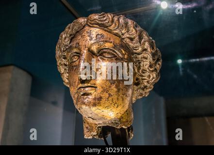 Il capo di Sulis Minerva Foto Stock