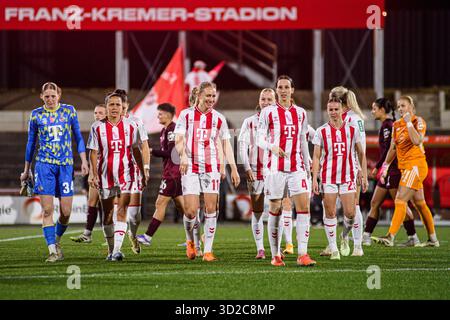 COLONIA, GERMANIA - 31 OTTOBRE 2025: La partita femminile di Bundesliga 1.FC Koeln vs 1. FC Nuernberg allo stadio Franz Kremer Foto Stock