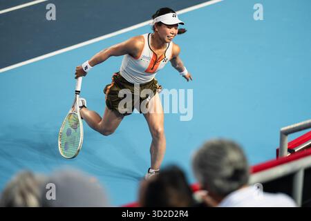 HONG KONG, Cina - durante il WTA 250 - Prudential Hong Kong Tennis Open al Victoria Park Tennis Court di Hong Kong, Cina Foto Stock