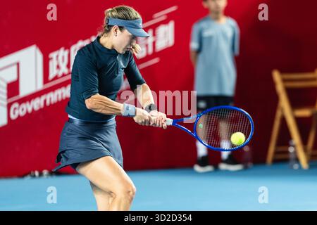HONG KONG, Cina - durante il WTA 250 - Prudential Hong Kong Tennis Open al Victoria Park Tennis Court di Hong Kong, Cina Foto Stock