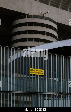 Milano, Italia: 23 maggio 2025 - veduta della struttura dello Stadio Giuseppe Meazza San Siro. Foto Stock