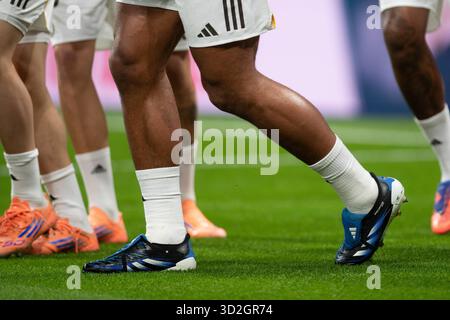Partita di calcio spagnola la Liga EA Sports Real Madrid vs Valencia allo stadio Santiago Bernabeu di Madrid, Spagna. 1 novembre 2025. 900/Cordon Press Credit: CORDON PRESS/Alamy Live News Foto Stock