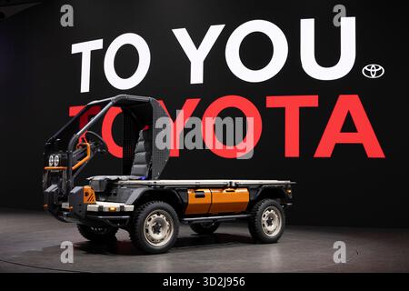 Tokyo, Giappone. 30 ottobre 2025. Toyota IMV Origin in mostra al Japan Mobility Show 2025. Tokyo, 30 ottobre 2025. - 20251030 PD16661 credito: APA-PictureDesk/Alamy Live News Foto Stock