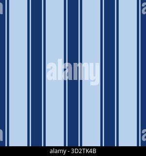Design con motivo senza cuciture a strisce blu Illustrazione Vettoriale