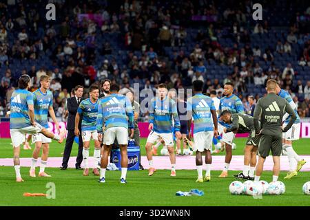 Madrid, Spagna. 1 novembre 2025. Real Madrid durante la partita LALIGA EA SPORTS tra Real Madrid CF e Valencia CF allo stadio Santiago Bernabeu, il 1° novembre 2025. - 01/11/2025 - Spagna/Madrid/Madrid - LGM/le Pictorium credito: LE PICTORIUM/Alamy Live News Foto Stock