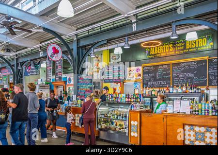 Mercato francese di New Orleans nel quartiere francese di New Orleans, Louisiana, Stati Uniti. Foto Stock