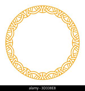 Telaio Celtic viking nordic per decorazioni e progetti artistici Illustrazione Vettoriale