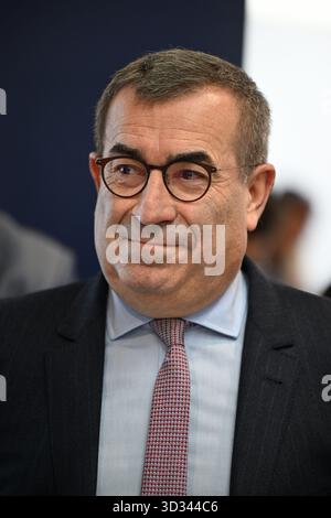 Villepinte, Francia. 4 novembre 2025. Xavier Ursat, Direttore Esecutivo del gruppo EDF, alla World Nuclear Exhibition al Villepinte Exhibition Center il 4 novembre 2025. Foto di Tomas Stevens/ABACAPRESS.COM credito: Abaca Press/Alamy Live News Foto Stock