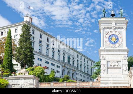 Museo Archeologico di Udine e Loggia di San Giovanni Torre dell'Orologio, Piazza della Libertà, Udine, Italia Foto Stock