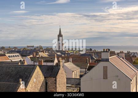 La città di confine di Berwick upon Tweed, Northumberland, Inghilterra, Regno Unito Foto Stock