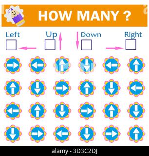 Giochi educativi per bambini Illustrazione Vettoriale