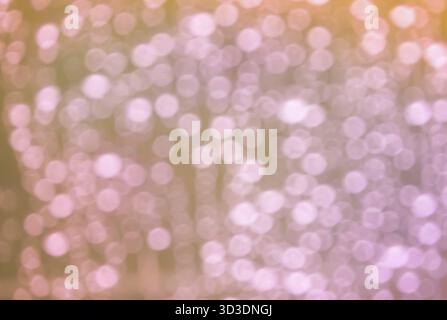 Calde luci rosato bokeh adatti per essere usati come sfondo Foto Stock