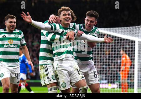 Foto del file datata 02/11/25 di Callum Osmand. Craig Bellamy ha espresso delusione per il fatto che non può considerare l'adolescente Celtic Callum Osmand per la selezione del Galles dopo un cambiamento nelle regole relative all'idoneità dei giocatori delle Isole del Canale. Data di pubblicazione: Giovedì 6 novembre 2025. Foto Stock