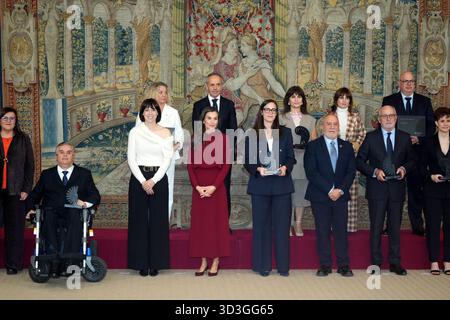 Madrid, Spagna. 6 novembre 2025. La regina spagnola Letizia partecipa ai premi Innovacion y Diseño a Madrid giovedì 6 novembre 2025. Crediti: CORDON PRESS/Alamy Live News Foto Stock