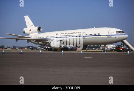 McDonnell Douglas KDC-10-30CF vintage della Royal Netherlands Airforce alla RAF Fairford RIAT nel 1996 Foto Stock