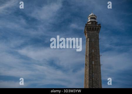 Faro di Eckmühl a Finistère, Bretagne Francia Foto Stock
