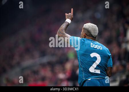MAGONZA, GERMANIA - 6 NOVEMBRE 2025: Dodo - la partita di calcio della UEFA Conference League 1. FSV Mainz 05 contro ACF Fiorentina alla Mewa Arena. Foto Stock