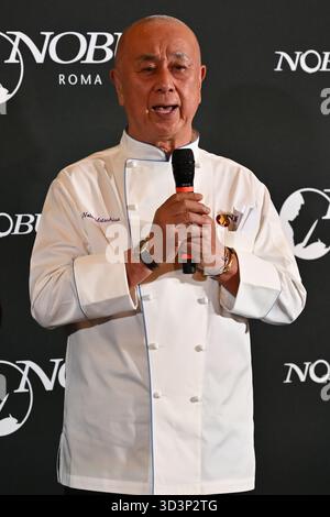 Roma, Italia. 6 novembre 2025. Nobu Matsuhisa partecipa all'inaugurazione del Nobu Hotel Rome a Roma, il 6 novembre 2025. (Foto di Domenico Cippitelli/NurPhoto) credito: NurPhoto SRL/Alamy Live News Foto Stock