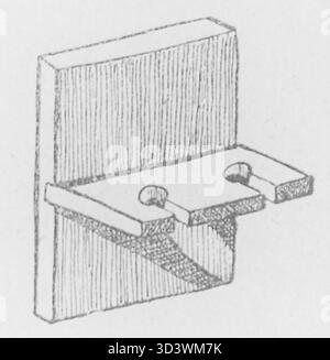Un'illustrazione del 1924 tratta dal libro "Obozownictwo" di Stanisaw Gibess, raffigurante una specifica scena di campo di addestramento, pubblicata da Skladnic Pomocy Szkolnych a Varsavia. Foto Stock
